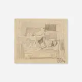 Earl Horter, Still Life, graphite on paper