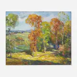 Fred De Forrest Schook, Autumn Landscape, oil on canvas