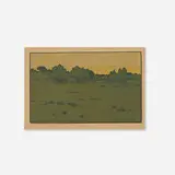 Arthur Wesley Dow, Willows in the Meadow (from the Ipswich Prints series)