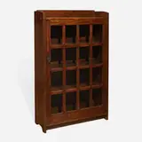 Bookcase, model 715 by Gustav Stickley, sold Oct 2022