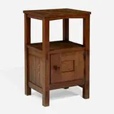 Early somno, model 605 by Gustav Stickley, c. 1901, oak, sold Oct 2022
