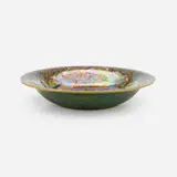 Fairyland Lustre Jumping Faun lily tray, pattern Z4968 by Daisy Makeig-Jones for Wedgwood, sold Oct 2022