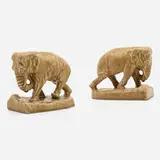 Elephant bookends, pair by Rookwood Pottery, sold Oct 2022