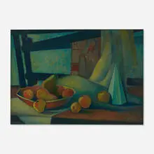 C. Daniel, Still Life, oil on board