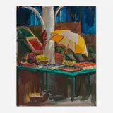 Helen Van Wyk, Ketchopulos Market, oil on canvas