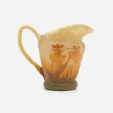 Daum, Cream pitcher with orchids