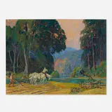 Carl Krafft, Edge of the Field, oil on canvas