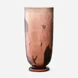 Elizabeth Barrett for Rookwood Pottery, Design Crystal vase with stylized dogwoods