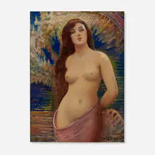 Carl E. Wallin, Siren, 1934, oil on board