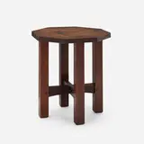 Tabouret, model 558 by L. & J.G. Stickley, c. 1912, oak, sold Oct 2022