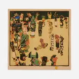 Gustave Baumann, Hopi Katcinas [sic], 1925, woodcut in colors