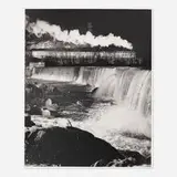 O. Winston Link, Gooseneck Dam on the Maury River with Train No. 2, Near Buffalo Forge, Virginia, gelatin silver print
