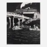 O. Winston Link, Hawksbill Creek Swimming Hole, Luray, Virginia, gelatin silver print