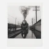 O. Winston Link, The Cavalier Leaves Williamson, West Virginia on a Rainy Day, gelatin silver print
