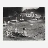 O. Winston Link, Public Swimming Pool, Welch, West Virginia, gelatin silver print