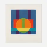 Herbert Bayer, Untitled, c. 1965, screenprint in colors