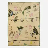 Manuel Hernández Mompó, Tapestry, c. 1965, hand-knotted wool
