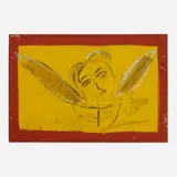Jamali, Untitled (Wings), c. 1995, acrylic on canvas