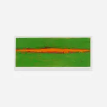 Lorna Wilson, Study for Openings (Green), 1998, gouache on paper