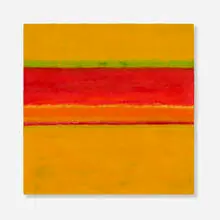 Lorna Wilson, Illuminations No. 1 (Yellow), c. 1995, gouache on board