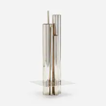Jacques Sitoleux, Orgues vase, 1969, silver-plated brass