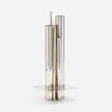 Jacques Sitoleux, Orgues vase, 1969, silver-plated brass