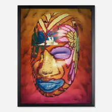 Ed Paschke, No Fumare, Por Favore, 1997, vintage PHS Cologram in light box