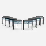 Yrjö Kukkapuro, A500 stools, set of eight
