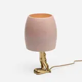 Haas Simon Leg table lamp by The Haas Brothers, 2019, cast bronze, glazed earthenware, sold Feb 2021