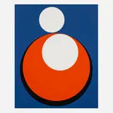 Geneviève Claisse, Unités, 1970, acrylic on linen