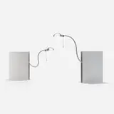 Ingo Maurer, Oskar lamps, pair