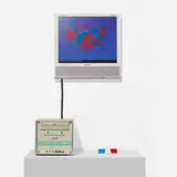 Siebren Versteeg, Nearly Half, Undecided, Balanced, Perfect, Dead, 2005, computer program output to LCD display, 3D glasses