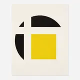 Leon Polk Smith, Untitled (from the Quadrat im Kreis 1946-1976 portfolio), 1987, screenprint in colors with graphite