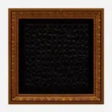 Bernard Aubertin, Monochrome noir, fait à la petite cuillère, 2014, acrylic on canvas