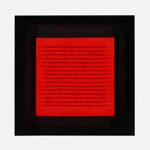 Bernard Aubertin, Tableau clous, 1970, nails, wood, paint