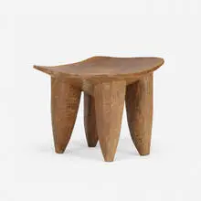 Senufo, Stool, carved wood