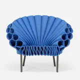 Studio Dror, Peacock chair, 2009, felt, powder coated steel
