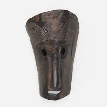 Oceanic, Mask, carved bone