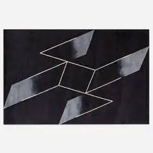 Structural Constellation carpet by Josef Albers, 1988, woven wool, sold Feb 2021