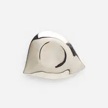 Belt Buckle No. 5 by José de Rivera, 1984, sterling silver, sold Feb 2021