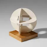 José de Rivera, Working Model No. 3, 1955, painted plexiglass