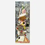 Robert S. Neuman, Tower for Dreams and Events, 1971, mixed media on paper