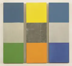 Maria Lalic, Untitled, lead and sycamore; oil