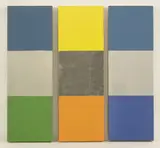 Maria Lalic, Untitled, lead and sycamore; oil