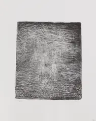 Untitled by Mark Tobey, 1890-1976) Abstract (face) lithograph, sold Aug 2021