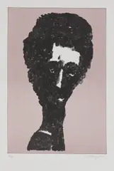 Untitled by Mark Tobey, 1970 signed and dated 'Tobey 1970' and numbered 3/100 in pencil sheet 56.5 x 45cm, sold Aug 2021