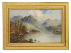 Francis E. Jamieson, Untitled, Loch Lomond both signed lower left 'F E Jamieson' oil on canvas 39 x 59cm