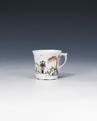 Another rare Worcester coffee cup, circa 1753-54