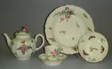 Various Worcester factory-painted wares, circa 1765-75