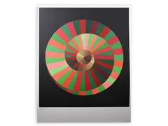 Viktor Vasarely, Circular Emblem, 1972, Serigraphy, paper